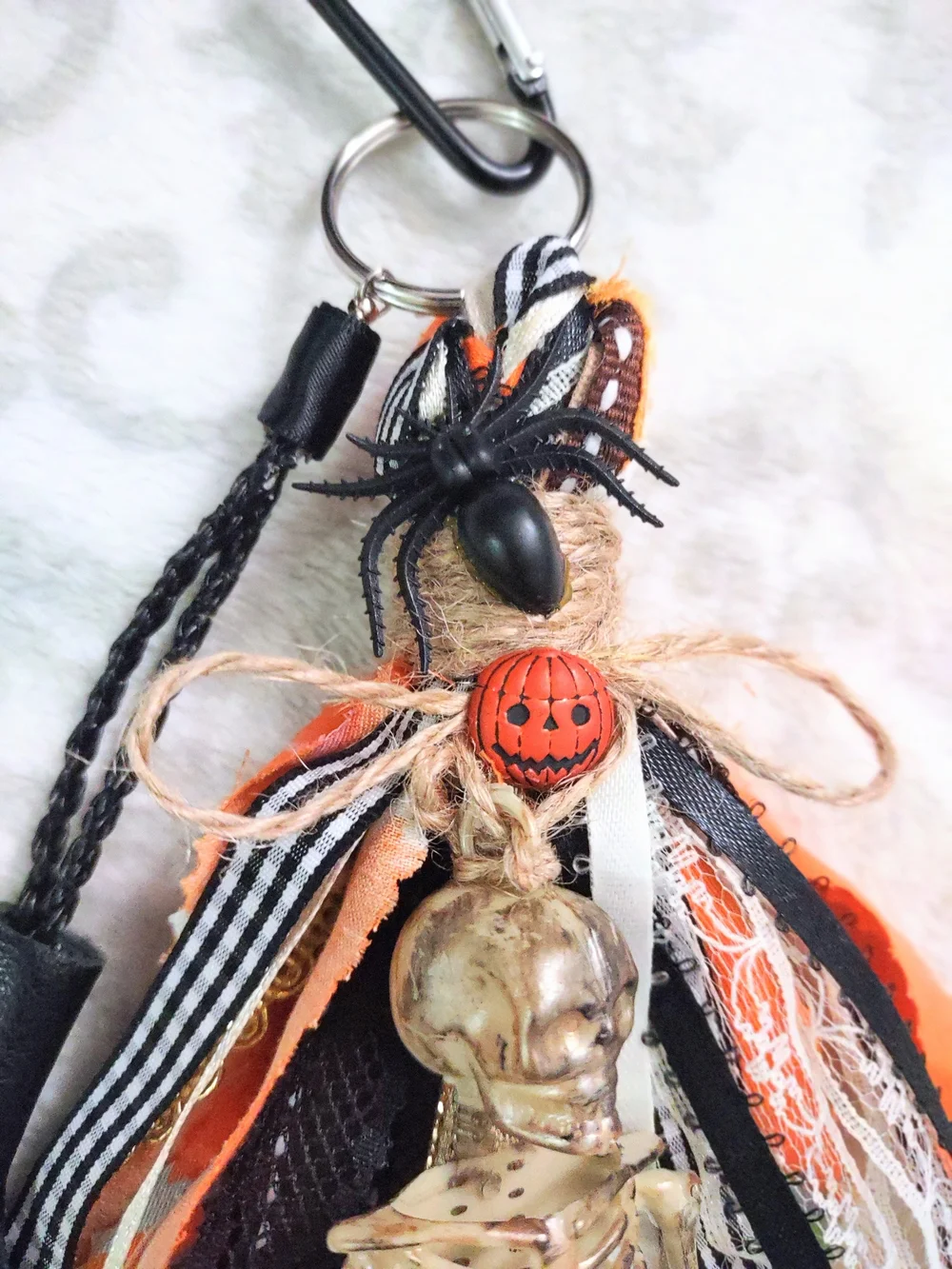 Large Tassel Charm Keychain Dangle